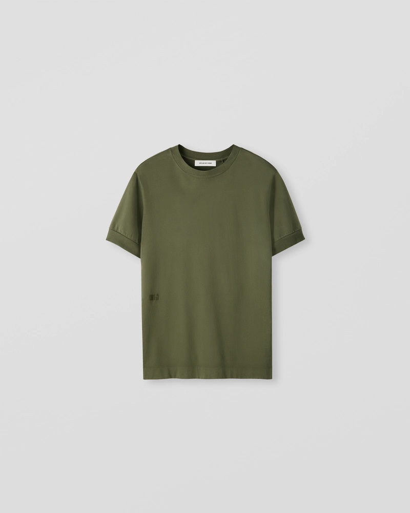 Image of LM1-2 Rib T-Shirt Surplus Green