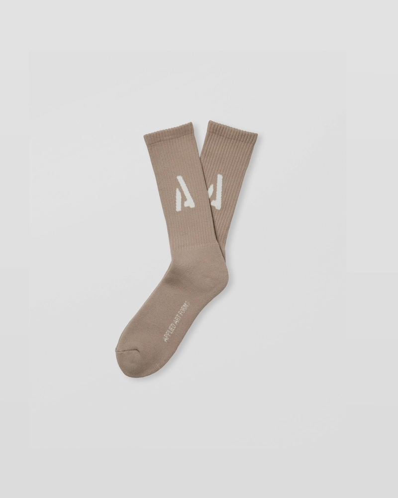 Image of UU2-1 Cased Heavyweight Socks Soft Grey