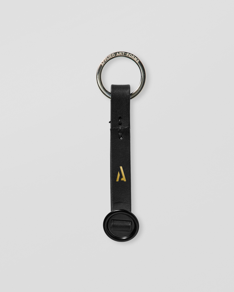 Image of FU3-3 Key Ring 'Button' Black