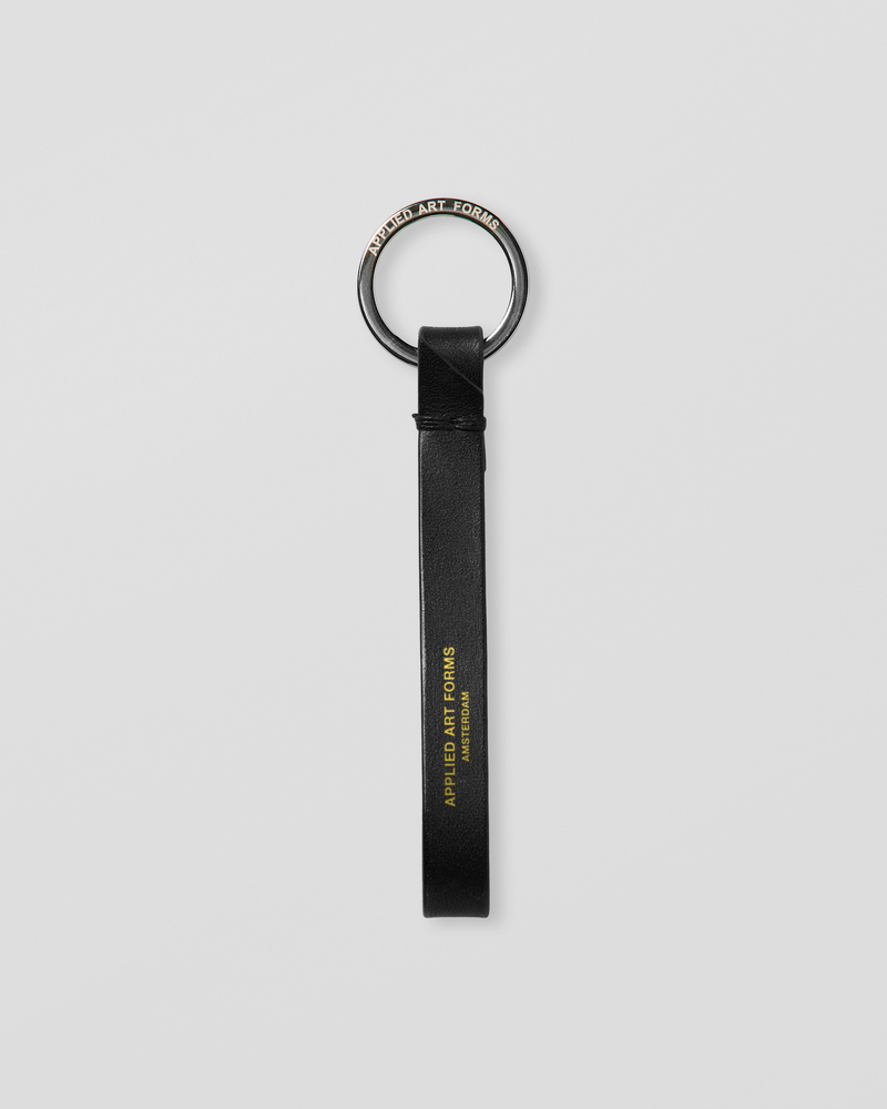 Image of FU3-5 Leather Key Strap Black