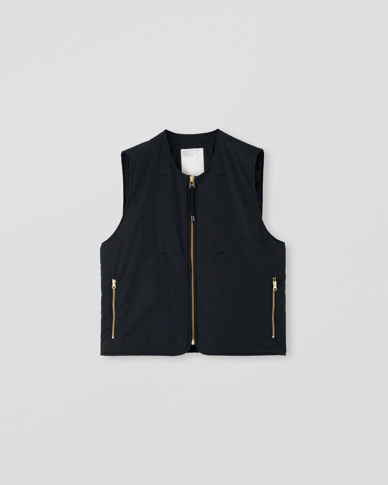 Image of AM2-1C Ventile Cotton Liner Vest Black
