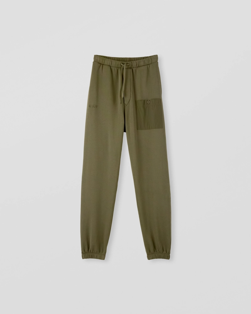 Image of NM3-1 French Terry Drawstring Pant - Military Green