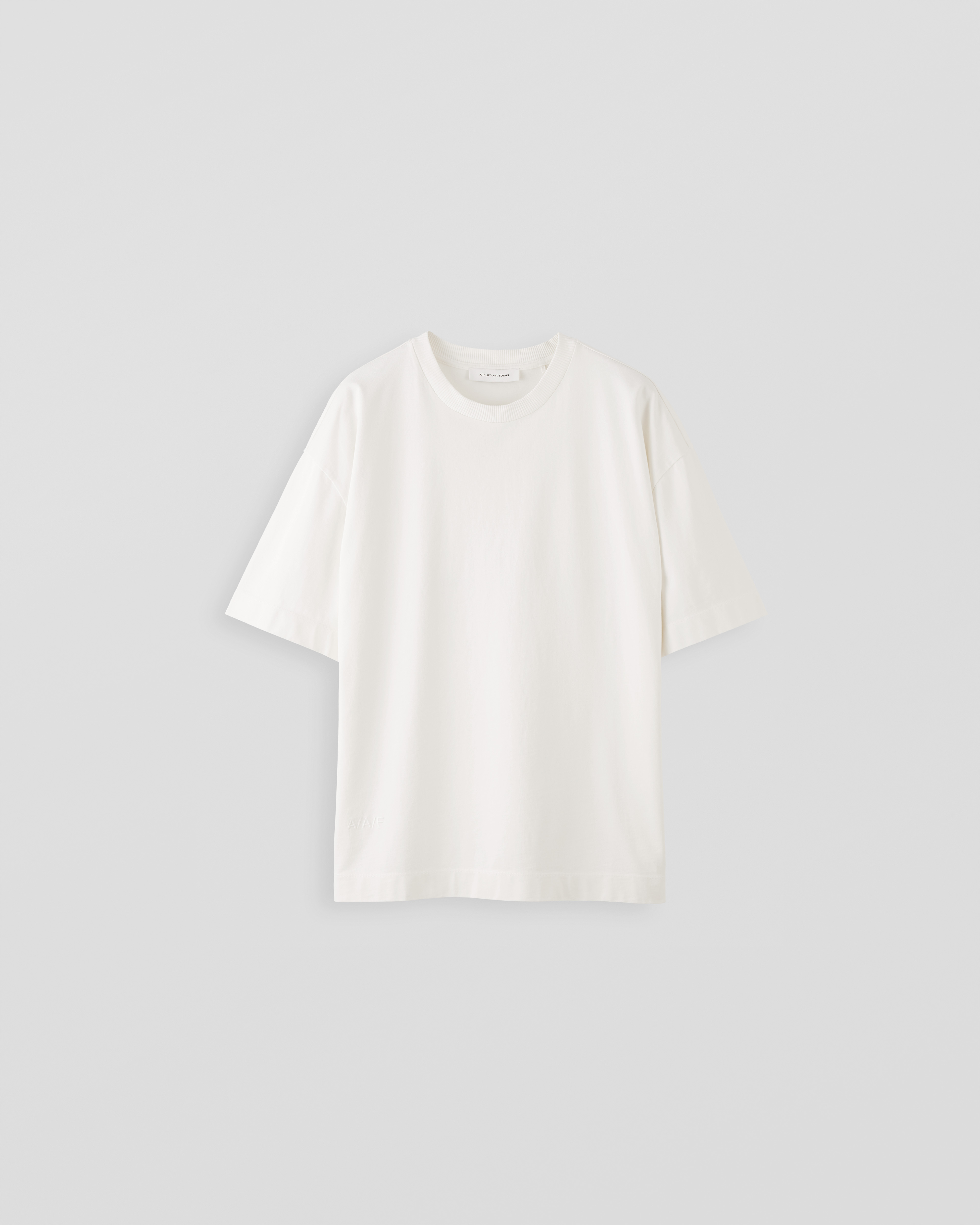 APPLIED ART FORMS LM1-4 Oversized T-Shirt Light Ecru