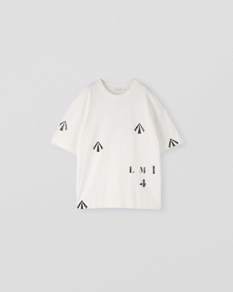Image of LM1-4 Oversized T-shirt [Hand Stencilled Arrows]