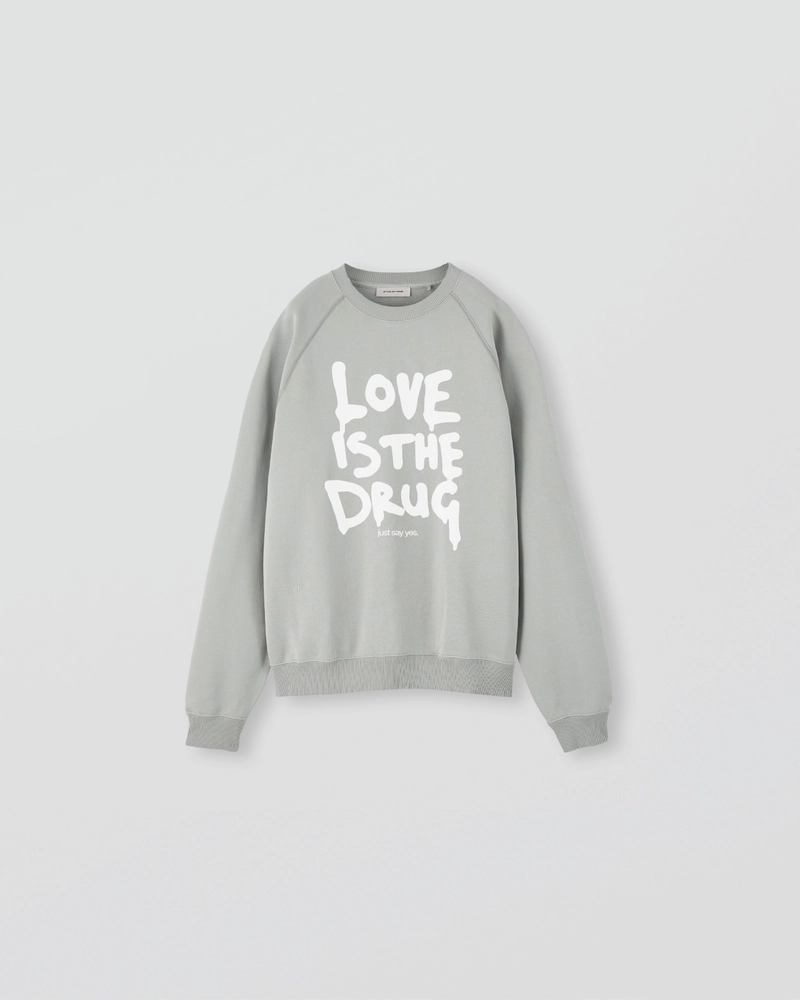 Image of NM1-5 Raglan Sweater Ghost Grey [LOVE IS THE DRUG]