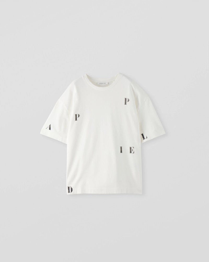 Image of LM1-4 Oversized T-shirt [HAND STENCILLED LETTERS]
